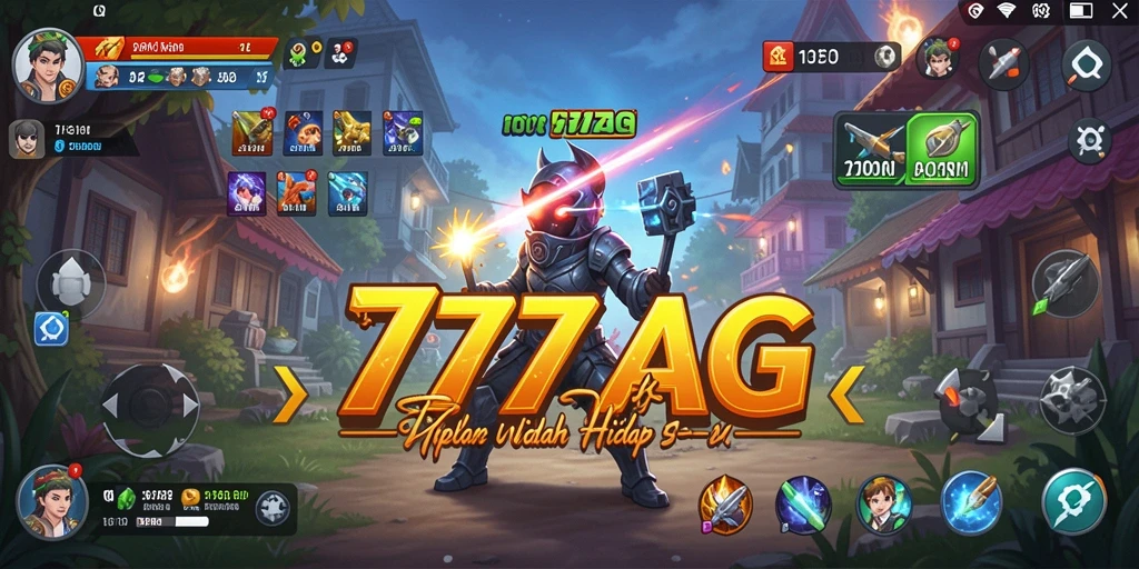 Tampilan antarmuka 777AG yang sederhana dan efisien.