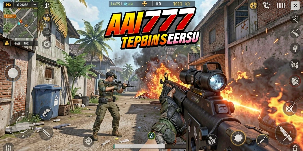 Gameplay seru di AT777 dengan aksi tembak-menembak intens.