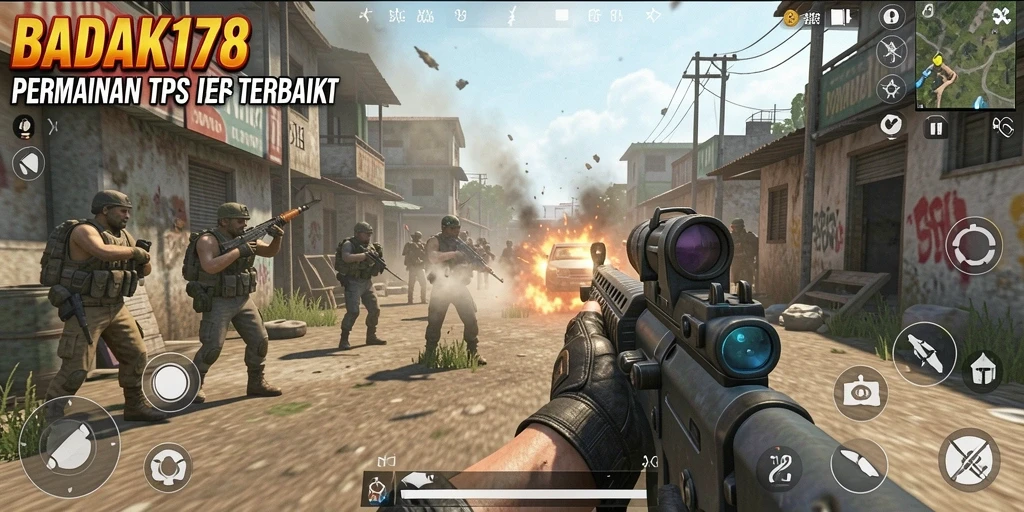 Tampilan gameplay BADAK178 yang penuh aksi dan strategi.