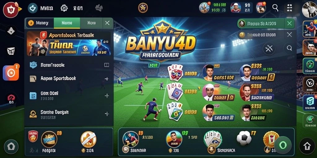 Tampilan utama BANYU4D dengan fitur taruhan yang menarik.
