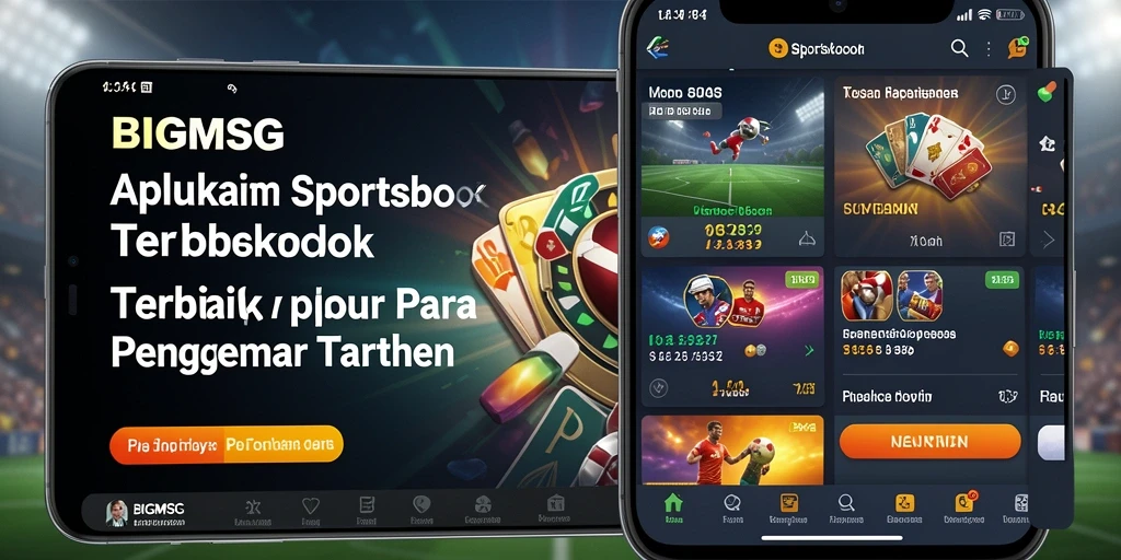 Tampilan gameplay BIGMSG dengan fitur taruhan yang menarik.