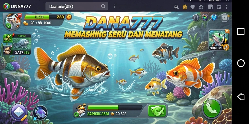 Gameplay seru DANA777 dalam suasana laut yang indah.