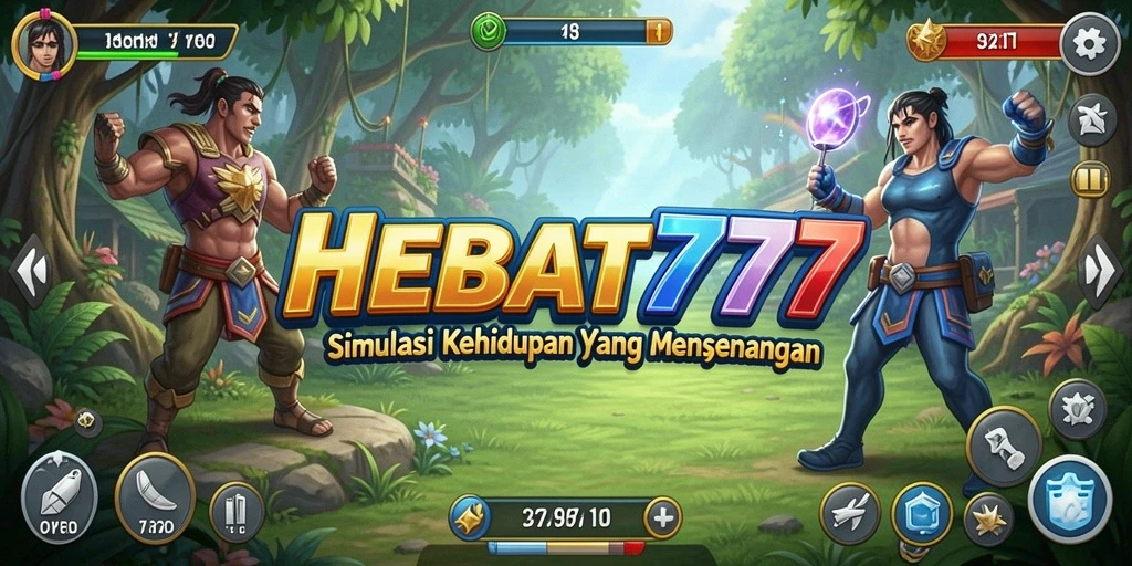 Tampilan gameplay HEBAT777 yang menarik dan penuh warna dalam simulasi kehidupan.