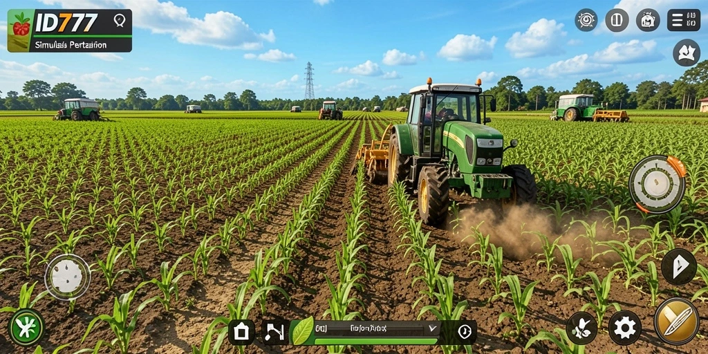 Gameplay menarik ID777 dengan berbagai aktivitas pertanian.