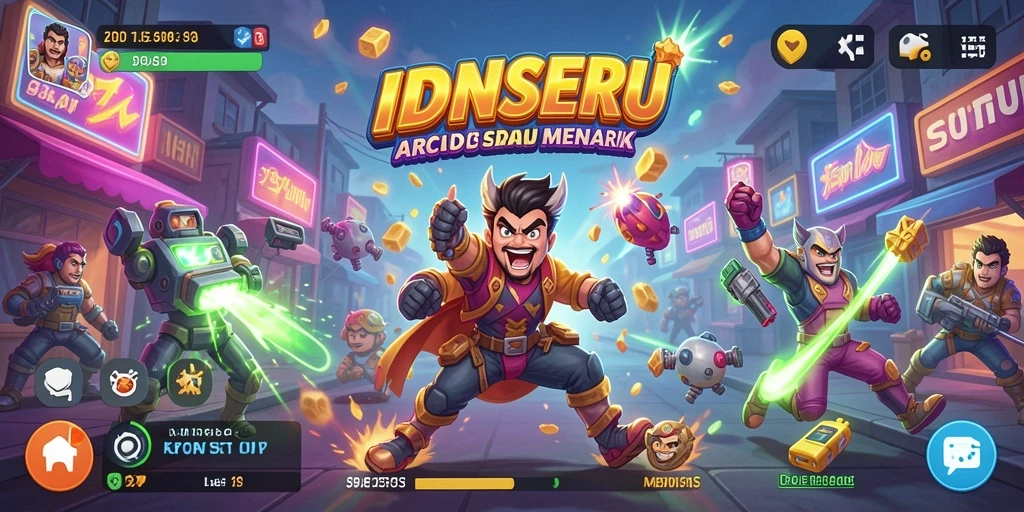 Tampilan menarik dari gameplay IDNSERU yang menantang dan seru.