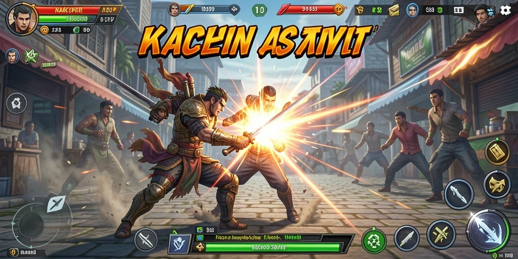 Gameplay KAKRP yang memacu adrenalin dan intens.