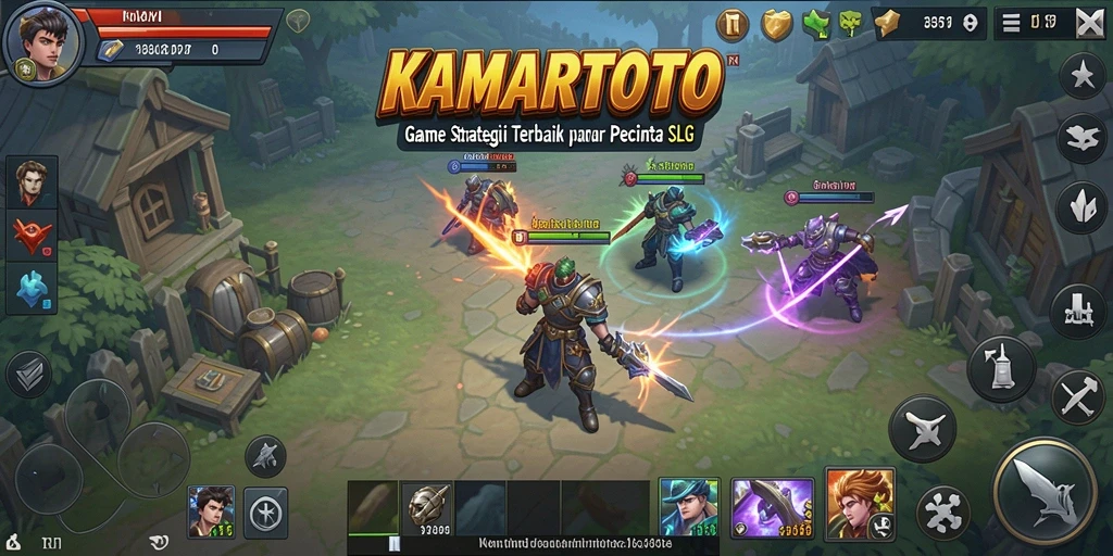Tampilan permainan strategis KAMARTOTO yang memukau.