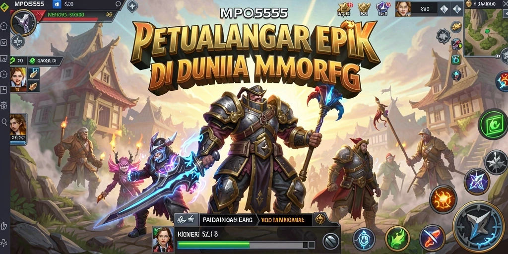 Tangkapan layar gameplay MPO555 menampilkan aksi pertarungan yang mendebarkan.