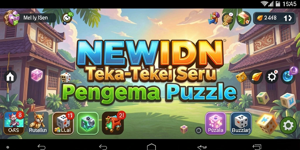 Tangkapan layar NEWIDN menunjukkan gameplay puzzle yang menantang dan mengasyikkan.