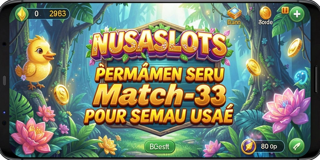 Gameplay seru dan penuh warna di NUSASLOTS.