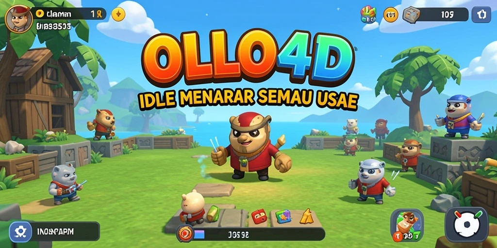 Tampilan gameplay menarik dalam OLLO4D yang menghadirkan pengalaman Idle.