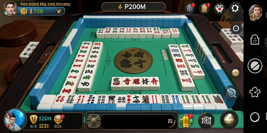 Tampilan gameplay P200M yang seru dan memukau saat bermain Mahjong.