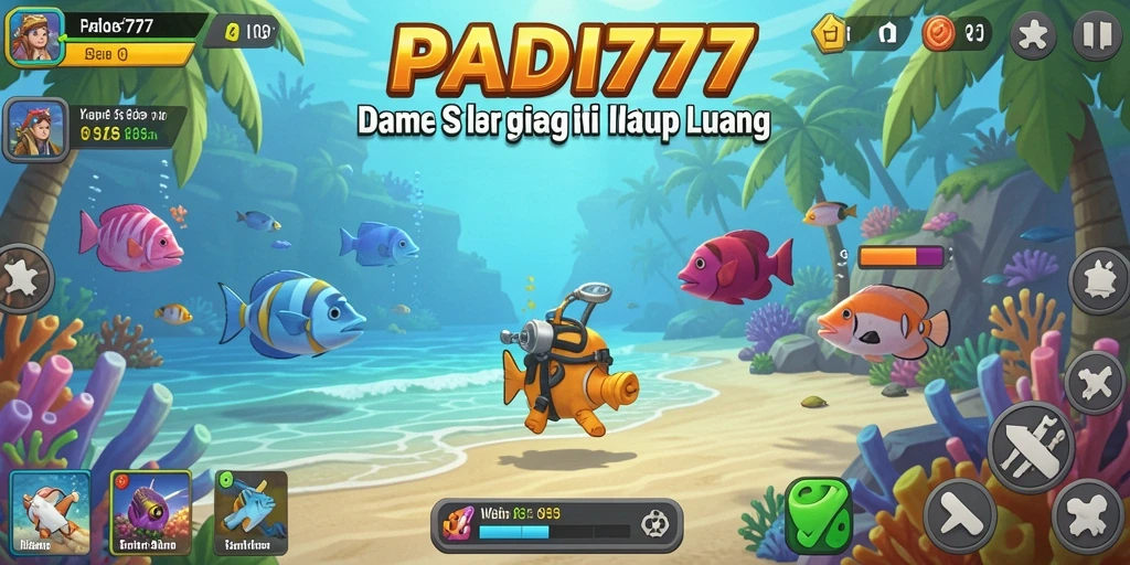 Screenshot utama PADI777 yang menunjukkan gameplay seru.