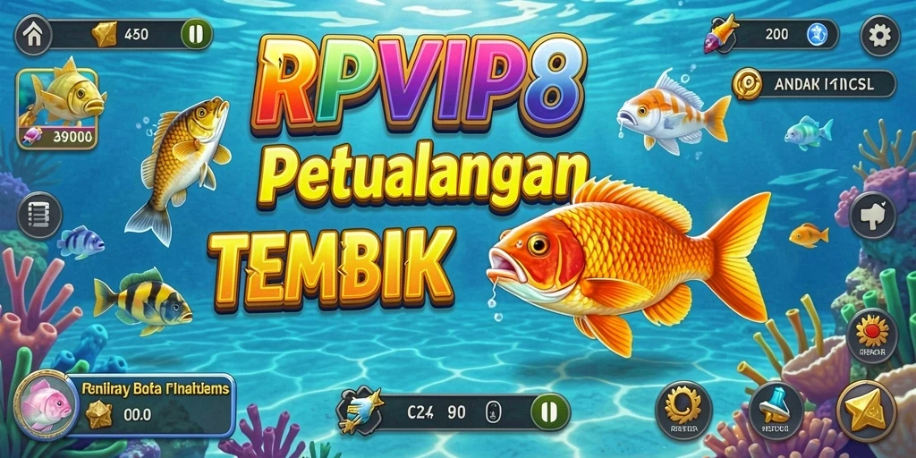 Tangkapan layar gameplay RPVIP8 Tembak Ikan yang mendebarkan.