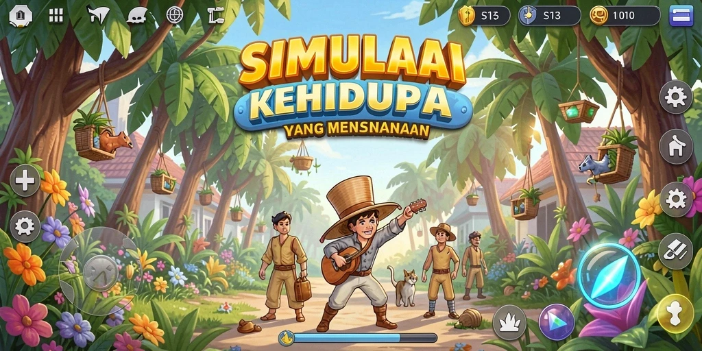 Tampilan gameplay S13 yang menarik dan interaktif.