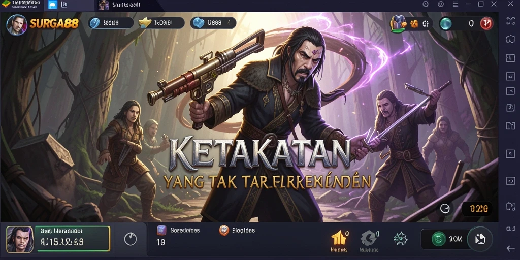 Tampilan gameplay SURGA88 yang menakutkan dan mendebarkan.