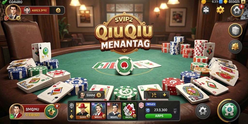Tangkapan layar gameplay SVIP2 menampilkan suasana QiuQiu yang mendebarkan.