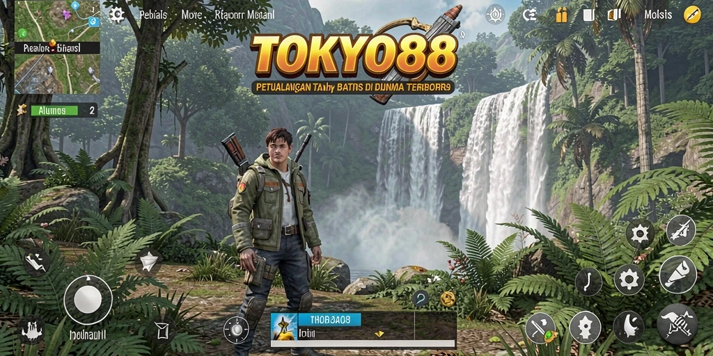 Tampilan gameplay TOKYO88 yang menawan dan realistis.