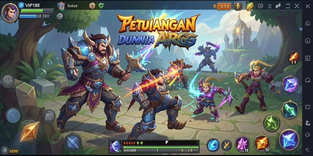 Gameplay menarik dalam dunia petualangan ARPG yang mendebarkan.